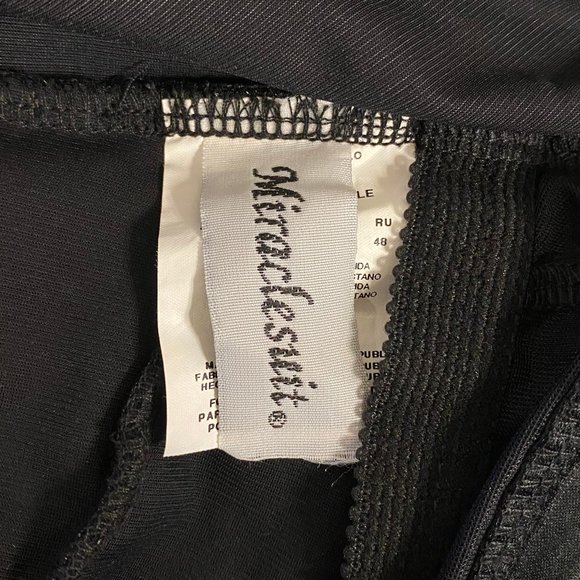 Miraclesuit Oceanus Black One Piece Bathing Suit - Picture 5 of 8